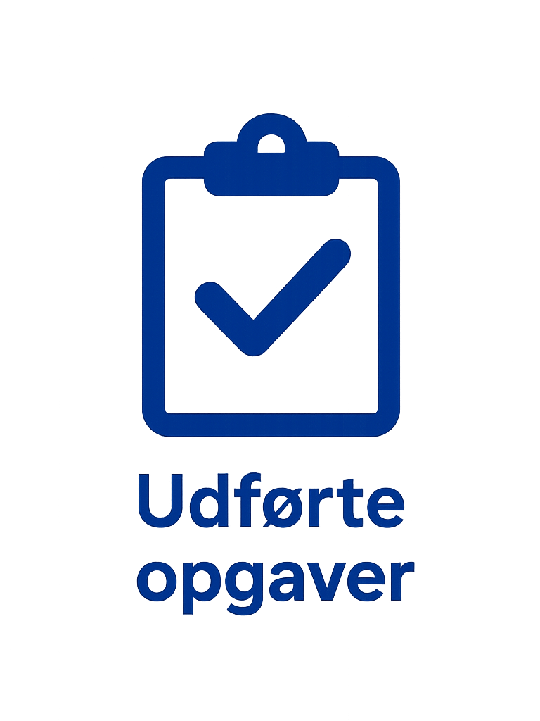 Udf�rte opgaver